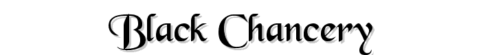 Black Chancery font